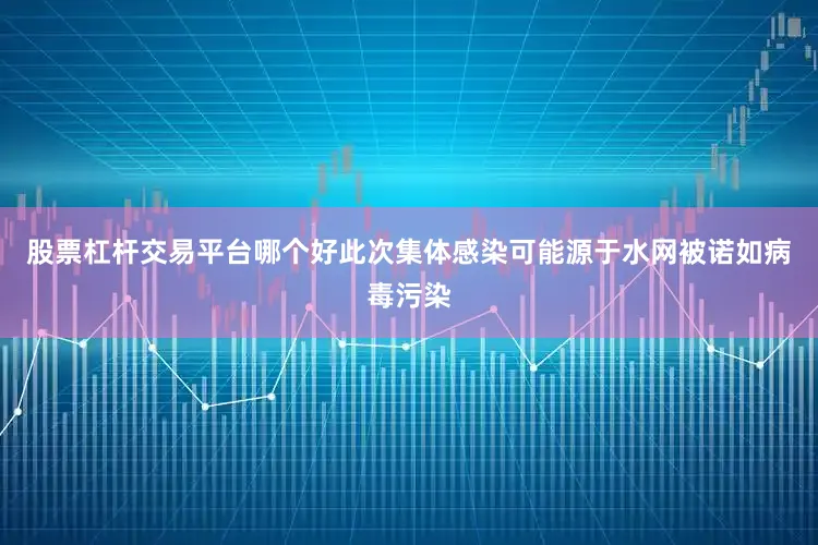 股票杠杆交易平台哪个好此次集体感染可能源于水网被诺如病毒污染