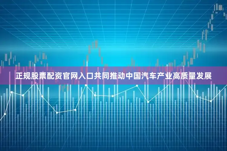 正规股票配资官网入口共同推动中国汽车产业高质量发展